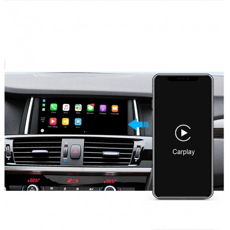 Ecran carplay android gps bluetooth bmw F25/F26 (X3-X4) CIC/NBT+ Caméra de recul et microphone