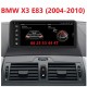 Ecran carplay android gps bluetooth BMW X3 E83 (2004-2010) + Caméra de recul et microphone