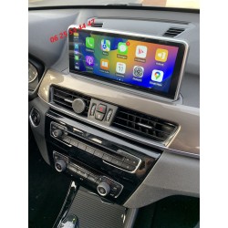 Ecran Multimédia Carplay Android 12 BMW X1 F48 Système Gps waze-Bluetooth-USB-wifi-4G