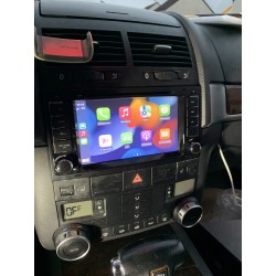 Autoradio Carplay Gps Waze Bluetooth dvd wifi Android VOLKSWAGEN TOUAREG-TRANSPORTER-MULTIVAN avec CAMERA de recul et Micro