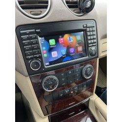 Autoradio Android multimédia CARPLAY Gps bluetooth usb Mercedes ML/GL ( W164/X164 ) + Caméra + Microphone