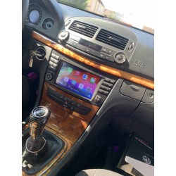 Autoradio ANDROID Carplay gps waze dvd usb Bluetooth  Mercedes E-CLS (W211/W219 ) + Caméra de recul