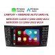 Autoradio ANDROID Carplay gps waze dvd usb Bluetooth  Mercedes E-CLS (W211/W219 ) + Caméra de recul