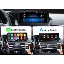 Ecran multimédia Carplay + Android Auto MERCEDES Classe E (W212-W207-C207) (2009-2016) Système NTG 4.0-4.5-5.0 Gps waze + caméra