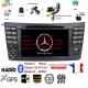 Autoradio ANDROID Carplay gps waze dvd usb Bluetooth  Mercedes E-CLS (W211/W219 ) + Caméra de recul