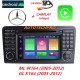 Autoradio Android multimédia CARPLAY Gps bluetooth usb Mercedes ML/GL ( W164/X164 ) + Caméra + Microphone