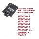 Micro SD Carte (8G) GPS EUROPE pour Autoradios et Ecrans ANDROID 5-6-7-8-9-10-11-12-13-14-15