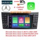 Autoradio ANDROID Carplay gps waze dvd usb Bluetooth  Mercedes E-CLS (W211/W219 ) + Caméra de recul