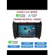 AUTORADIO CARPLAY Android 10 Gps Bluetooth WIFI DVD USB SD  pour Mercedes Benz Classe C (W203) - CLC (W203) + CAMERA DE RECUL