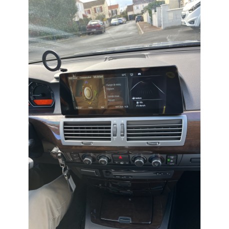 Ecran multimédia sous Android 14 (8G RAM) BMW SERIE 7 Système CCC (2005-2008)+avec caméra de recul