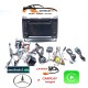 AUTORADIO CARPLAY Android 10 Gps Bluetooth WIFI DVD USB SD  pour Mercedes Sprinter-Vito-Viano-CLASSE A/B - VW CRAFTER + Caméra