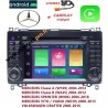 AUTORADIO CARPLAY Android 10 Gps Bluetooth WIFI DVD USB SD  pour Mercedes Sprinter-Vito-Viano-CLASSE A/B - VW CRAFTER + Caméra