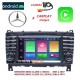 AUTORADIO CARPLAY Android 10 Gps Bluetooth WIFI DVD USB SD  pour Mercedes Benz Classe C (W203) - CLC (W203) + CAMERA DE RECUL