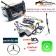 AUTORADIO CARPLAY Android 10 Gps Bluetooth WIFI DVD USB SD  pour Mercedes Benz Classe C (W203) - CLC (W203) + CAMERA DE RECUL